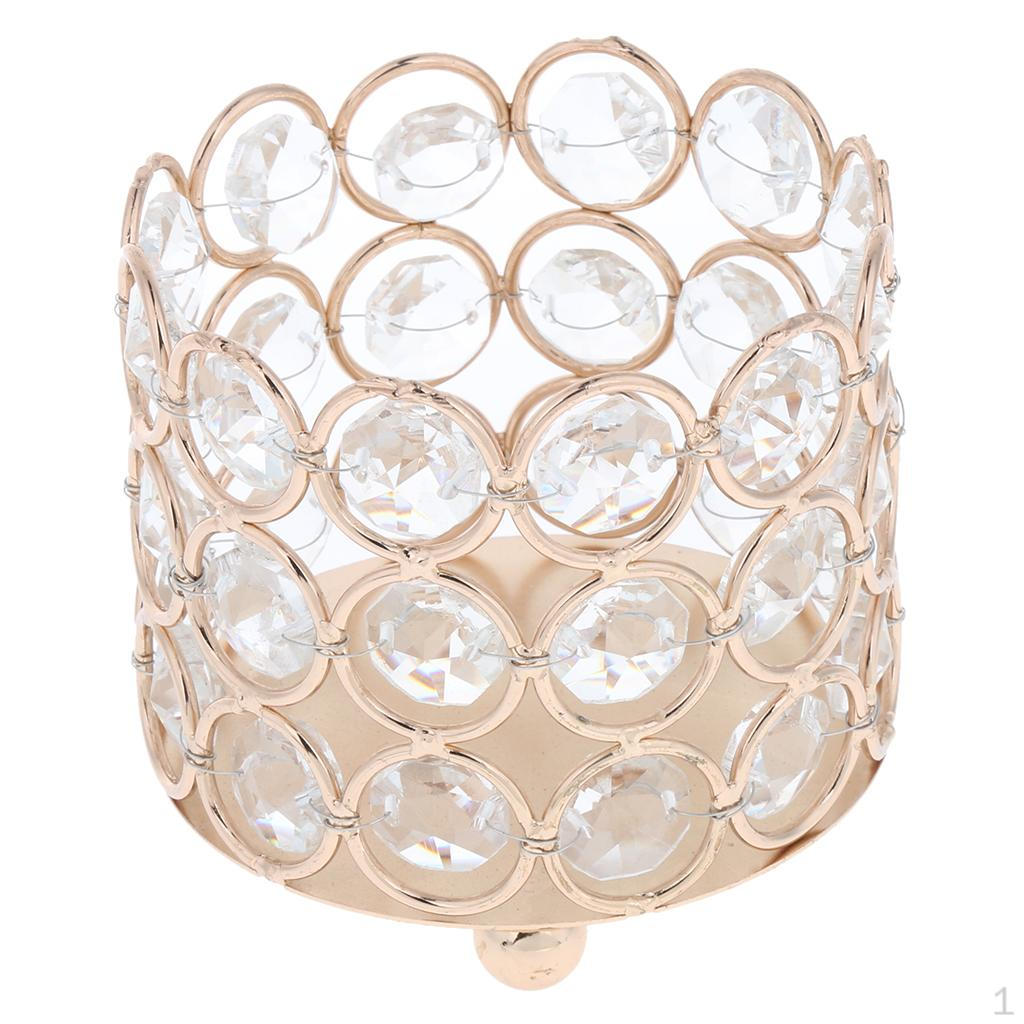 

Чаші Свічники Чайні свічки Центральні елементи для прикраси столу на весіллі 7cm_Gold