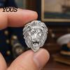 Lapel Badge Brooch Pin, Versatile Animal-Shaped with Electroplated Surface, Lion Metal Design Pin for Business Daily