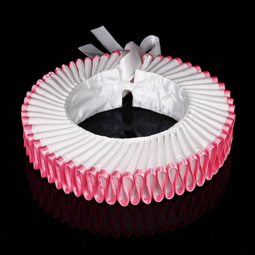 Opera Halloween Neck Ruffled Collar Detachable Renaissance False Collar  Cosplay