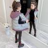 Girls' Fashionable Cotton Vest Jacket - 2025 Winter Style, Thickened Two-Piece Outerwear for Autumn and Winter