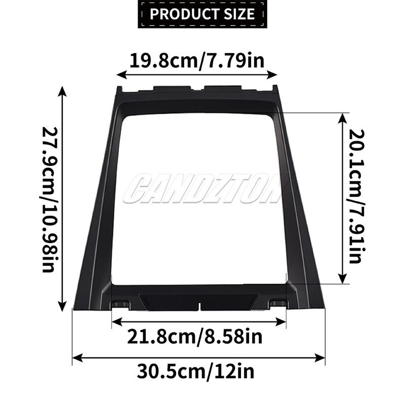 Für BMW X5 E70 X6 E71 2006-2014 Neue vordere Mittelkonsolen-Panelabdeckung Zierblende schwarz 51166956756 Autozubehör