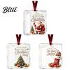 Christmas Hanging Decorations 3 Pcs Cash Gift Ornament Acrylic Money Holder for Cash Clear Kids Xmas Tree Decoration Holiday Gifts Stocking