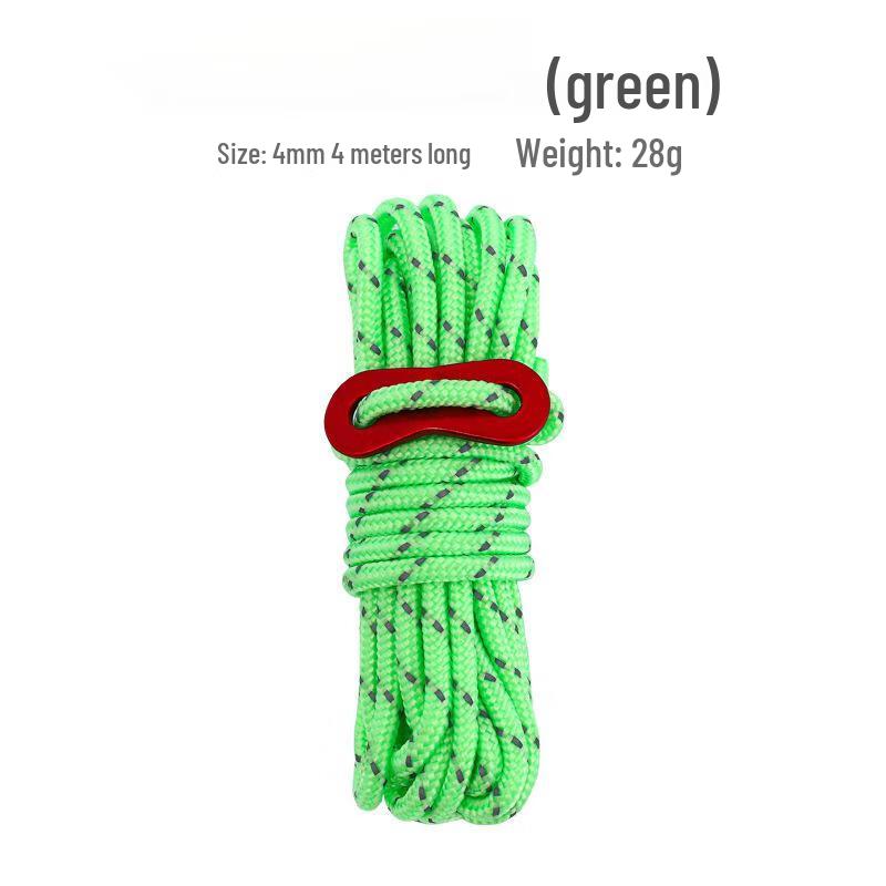 

OEING Outdoor 4mm Tent Rope 16 Pcs