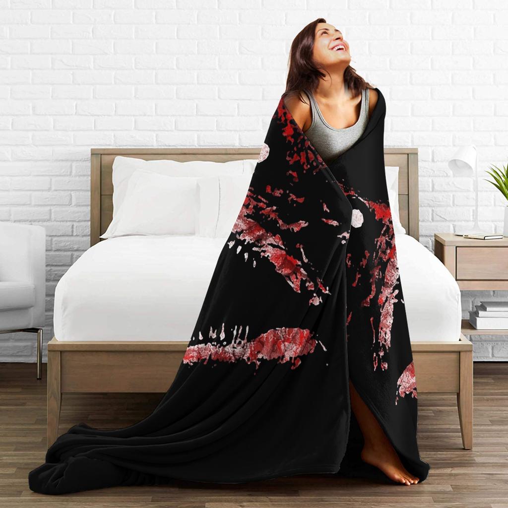 Iron Lung Horror Movie Knitted Blankets Velvet Lightweight Throw Blanket for Bedding Couch Bedroom Quilt