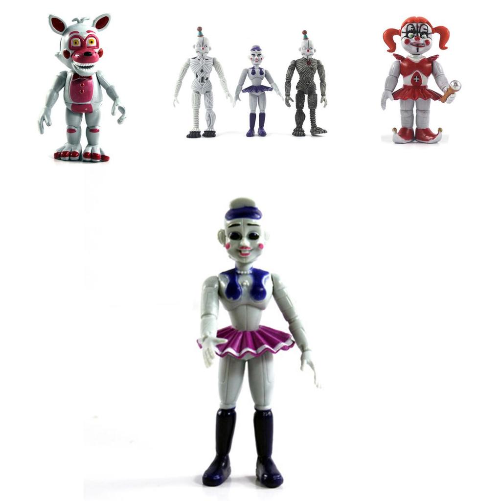 Captivating 6-piece Fnaf Five Nights At Freddy's Action Figures For Enthusiastic Fans
