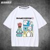 New Casual Childrens Tshirt Sanrio Half Mermaid Ugly Fish Hanton Pure Cotton Printed Parentchild Outfit for Unisex and Women