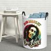 Laundry Collector Jamaica Reggae Rock Bob Marley Foldable Laundry Basket Large Storage Baby Washing Basket Home Organizer