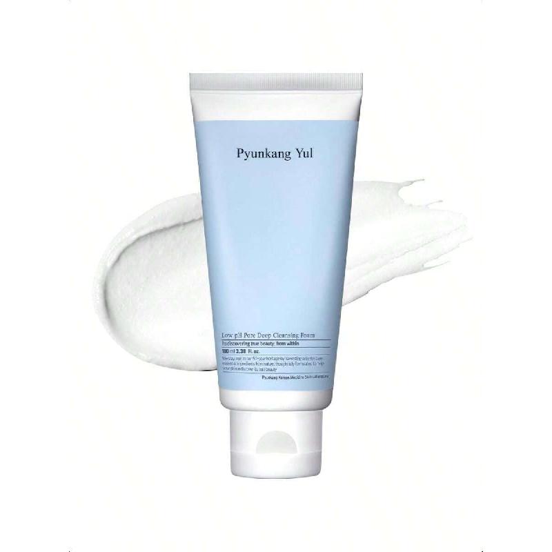 

Pyunkang Yul Low PH Pore Deep Cleansing Foam 100ml, Pore Cleanser With Fluffy Microbubbles, AHA, Witch Hazel, Zero Irritation, Korean Skincare