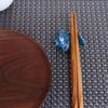 Hotel Restaurant Spoon Fork Creative Fish Shaped Ceramic Chopsticks Holder Chopstick Rest Tableware Rack Dinnerware Stand