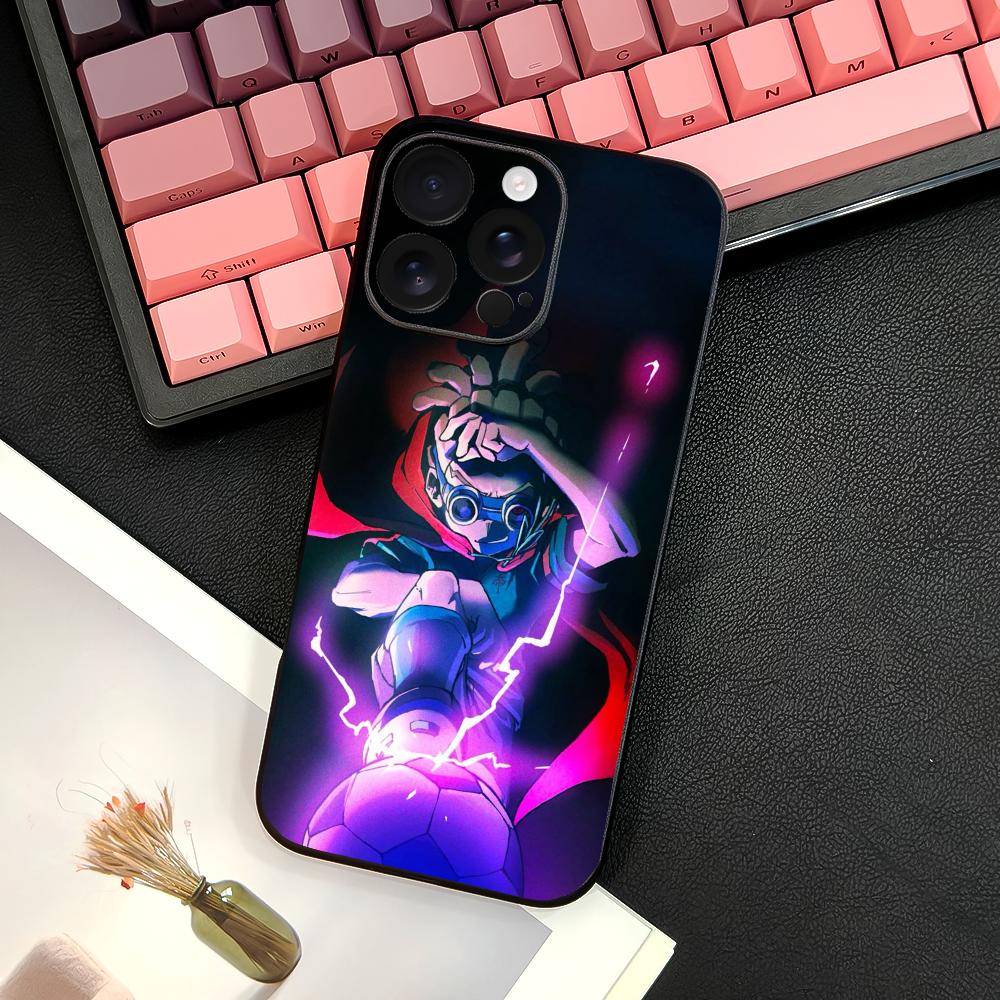 Axel Blaze Firestorm Inazuma Eleven Anime Phone Case For IPhone 16 15 14 13 12 PRO MAX PLUS Mini TPU Soft To Skin-friendly Cover