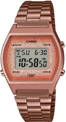 Vintage B640WCG-5DF Unisex Digital Watch Rose Gold Glitter Stainless Steel