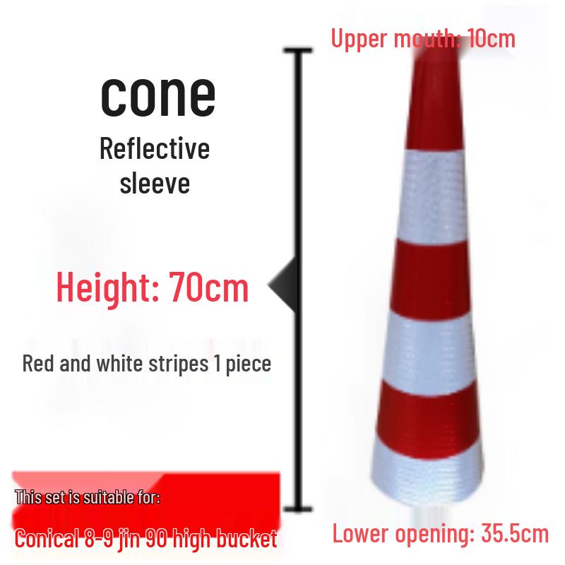 OLOMM Reflective Traffic Cone Cover 61-70cm