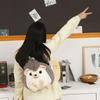 One Piece Cute Soft Hedgehog Plush Backpack Kawaii Comfortable School Bag Cartoon Animal Bag Children's Gift Boys Girls Student