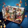 Fashion Alley Miniature Dollhouse Kit, Literary Utopia, Handmade Kit for Beginners, Includes Acrylic Case (TD43+Z)