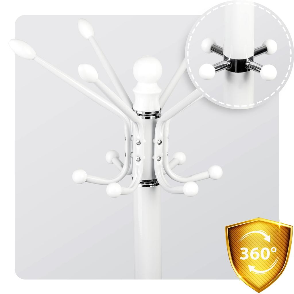 Standing Clothes Rack With Marble Base Massido 684301