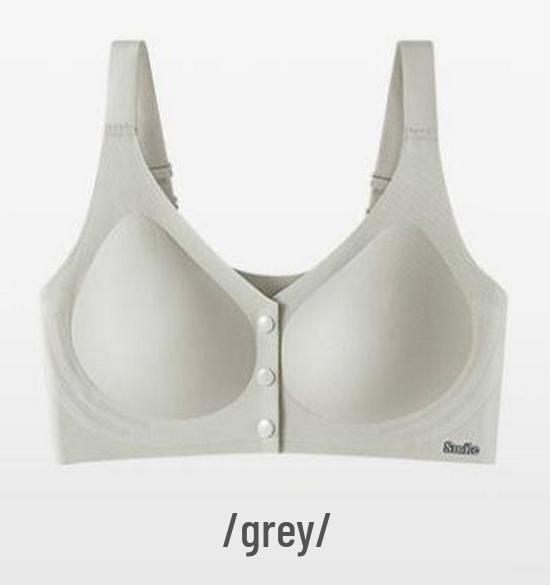 Sujetador Shi Fengni 1023 de Cierre Frontal sin Costuras: Tallas Grandes, Soporte Lumbar, Efecto Adelgazante para Mujeres de Mediana Edad y Mayores