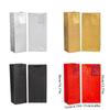 6 Pack Paper Wine Gift Bags Elegant Wine Presentation Bag Perfect for Anniversaries Weddings and Birthday Celebration
