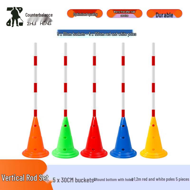 Football Training Slalom Poles & Corner Flags