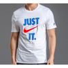 Nike Sportswear Letter Print Crew Neck T-Shirt Men Tops White AQ5195-100