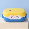 Lunch Box Durable Cartoon Design Bento Box Leak-Proof Double-layer Insulation Food Container for Kids Adults