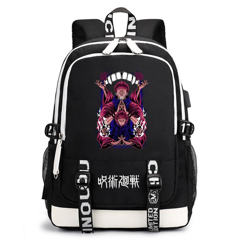 Day Mantra Return To War Anime School Bag Fashion Backpack Elementary School Students Large Capacity Backpack Burden Reduction Storage Bag