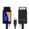 100% Chip PIC18F25K80 Skaner diagnostyczny USB ELM327 V1.5 OBD2 ELM 327 V1.5/1.5 USB Switch CA/MS CAN Dla Forscan Czytnik kodów OBDII