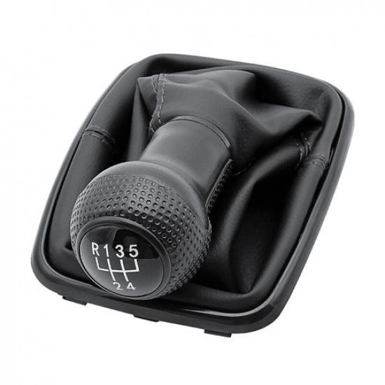 5-Speed Gear Shift Knob Lever Gaiter Boot For 99-2003 Volkswagen Jetta Bora MK4