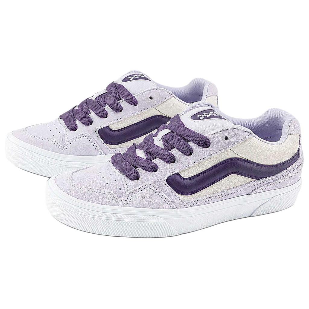 Vans Caldrone Comfortable Soft Low-Top Skate Shoes Women Sneaker Light-Purple VN0007P9EMY