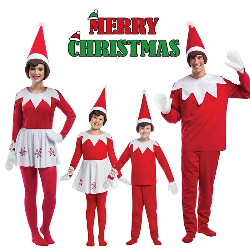 Amazing Cotton Toddler-adults Elf Cosplay Costume For Christmas Party