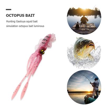 15cm 20g Silicone Soft Artificial Rubber Luminous/UV Squid Jig Fishing Lures For Sea Fishing Trolling Wobbler Bait Fishing Tackl