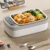 Rechargeable Nonrust Steel Lunch Box With Heating Accent Heats Food In 10 Minutes Without Water Food Container