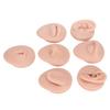 Silicone Body Practice Model Simulation Silicone Ear Eye Nose Mouth Tongue and Belly Button Model for Novice