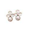 Steel needle flower diamond pearl stud earrings simple and fashionable small fresh earrings niche versatile high-end earrings