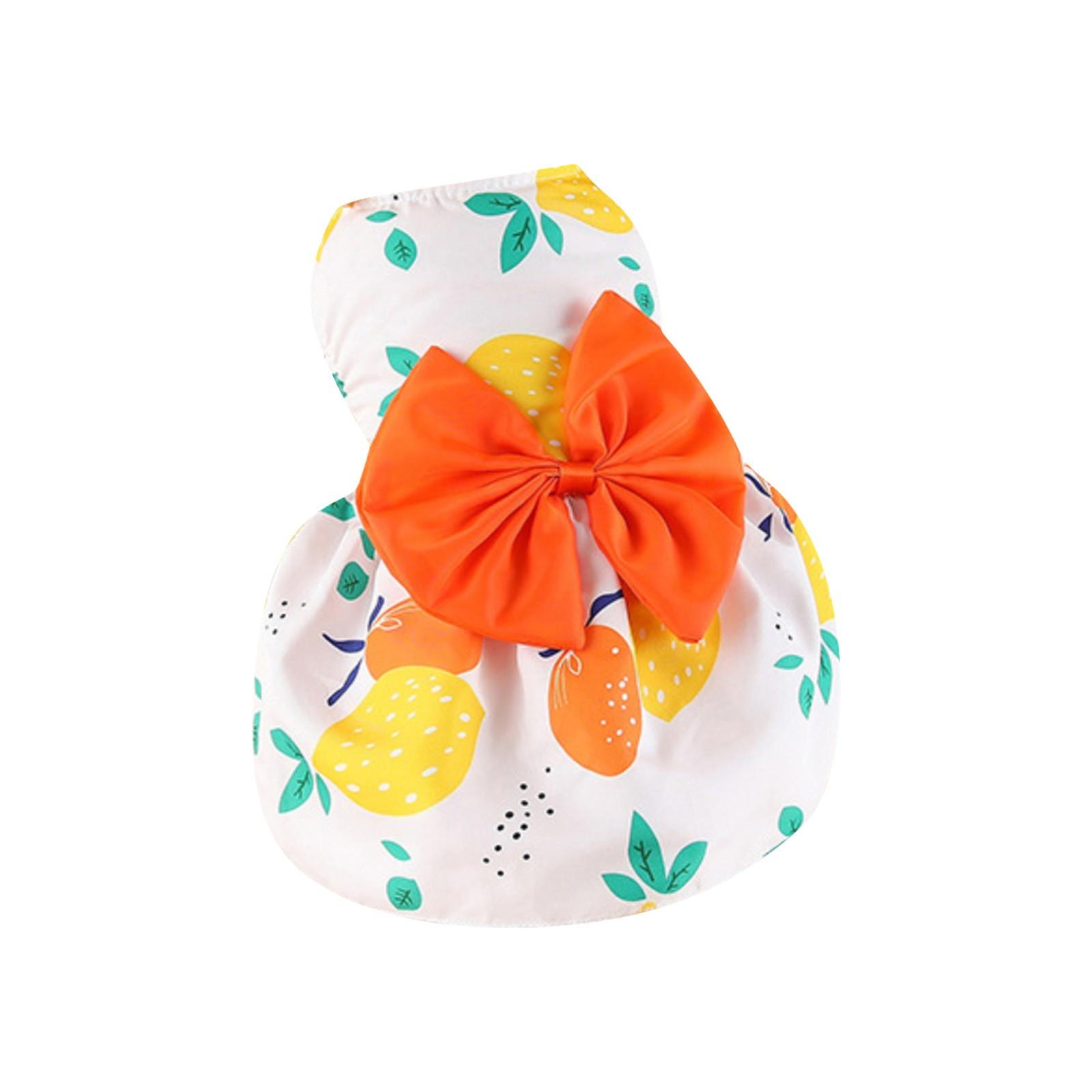 

Юбка для собак Одежда для кошек Тедди Померанский шпиц Бишон Товары для животных Юбка с бантом Одежда для собак L шафрановый