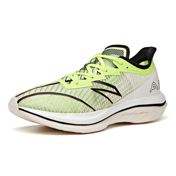 Anta C202 GT Professional Carbon Plate Shock Absorption Non-Slip Wear-Resistant Breathable Low-Top Running Shoes Men Running Shoes Green 112125589S-8