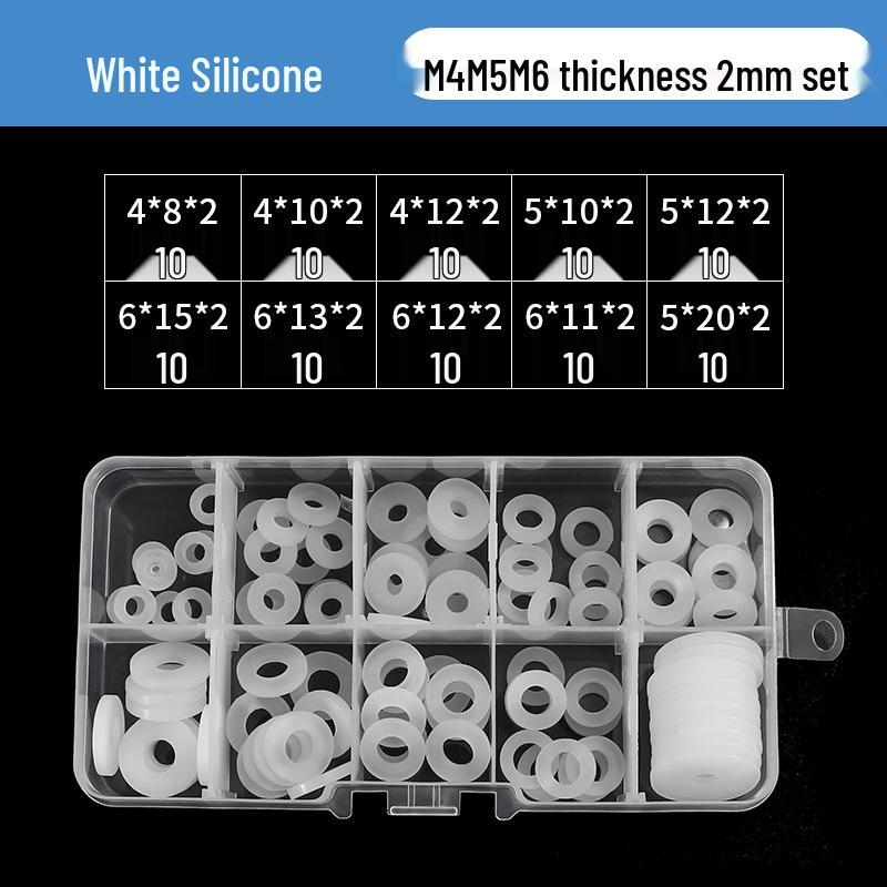 Silicone Waterproof Gasket Washer: High-Temp Resistant, Shock-Absorbing, M2-M20