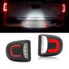 2pcs LED License Number Plate Lights With U-shaped Red Lamp Accessorie For Chevrolet Chevy Silverado Tahoe GMC Cadillac Escalade