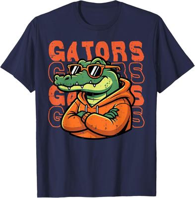 Vintage Gator Sunglasses Cool Graphic Unisex T-Shirt
