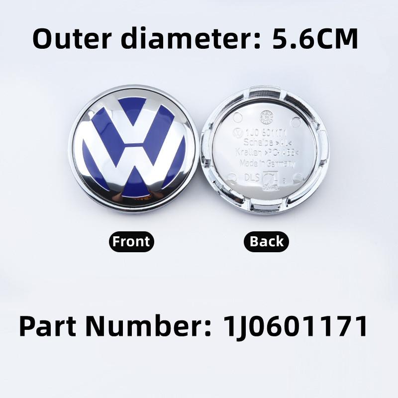 2026 Hot For VW VOLKSWAGEN 4CS 56mm 60mm 65mm 70mm 76mm Car Wheel Center Cap Hub Covers Badge For VW Volkswagen Jetta MK5 Golf P