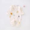 Baby Romper With Pure Cotton Long Sleeve Design For Newborns And Toddlers