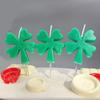 Personalized Cartoon Candle Birthday Cake Decoration Party Baking Four-leaf Clover Creative Plug-in Birthday Candle