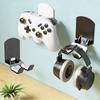 Adhesive Headphone Hanger Universal Headphone Stand Under Desk Headset Hook Storage Rack Holder Support