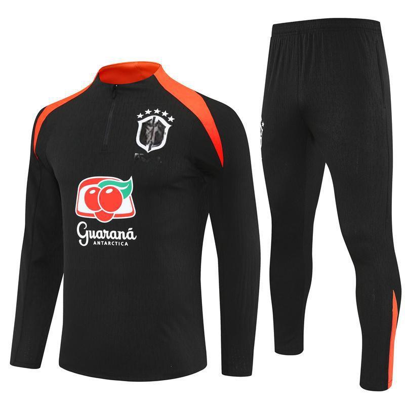 Brasilien Nationalmannschaft 2026-2027 Jubiläumsausgabe Langarm Fußball Trainingsshirt Herren Damen Jugend