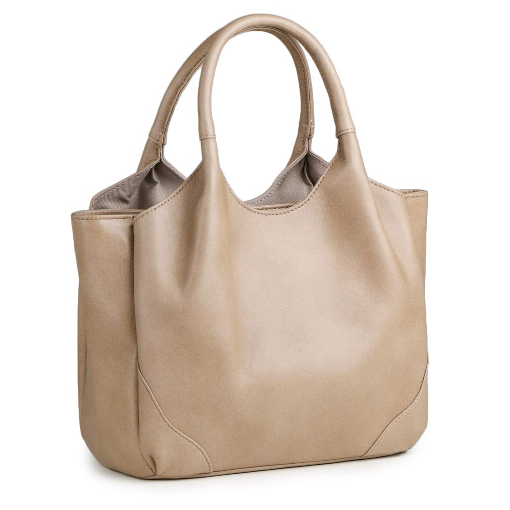 Sakura Genuine Leather Made in Elegant and Handbag, Japan, Beautiful... (Grey Beige)