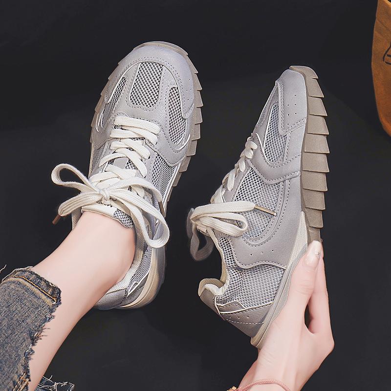 Cortez Female Summer New Flat Breathable Sneaker Fashion Clunky Sneakers Female Versatile Platform Shoes