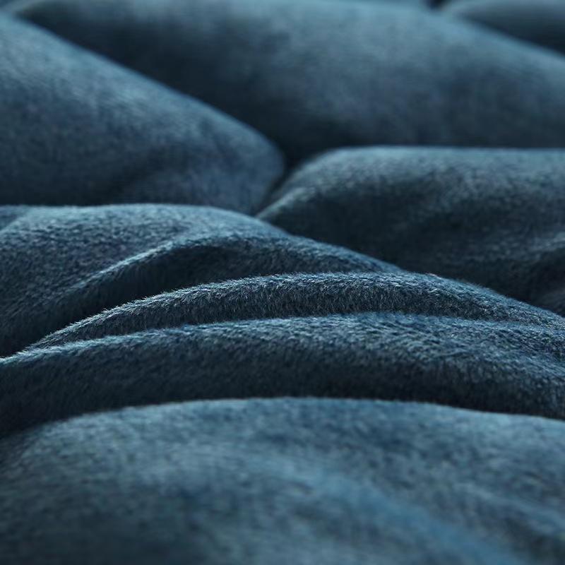Luxury Thicken Velvet Quilted Headboard Cover Solid Color High Grade All-inclusive Bedside Cover Soft Plush Bed Head Cover