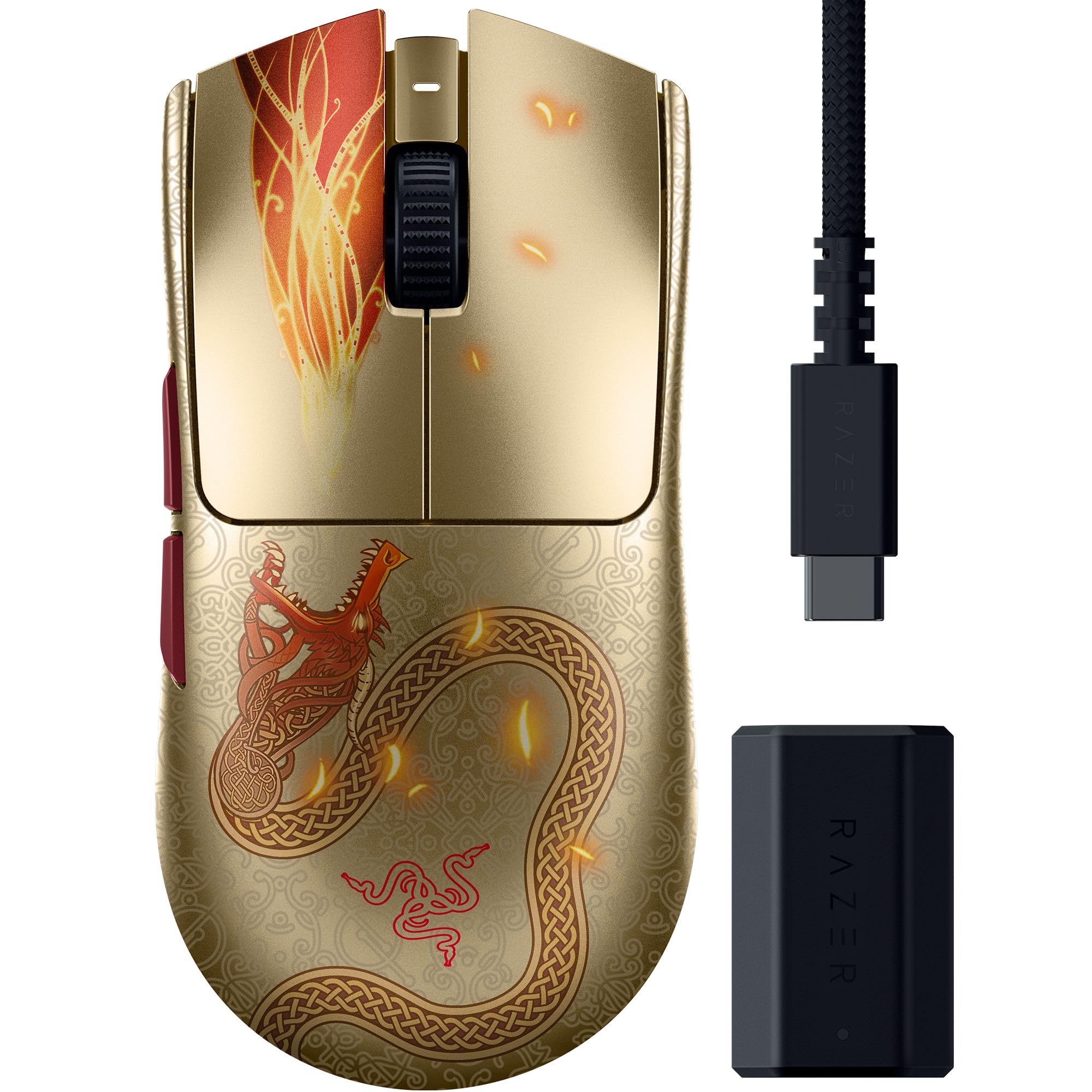 

Razer Viper V3 Pro 2 Edition Gaming 8000Hz Dongle at 2nd Generation Razer Focus Pro Optical 35000 DPI Optical Mouse 6 Viper V3 Pro 2 Edition Japanese