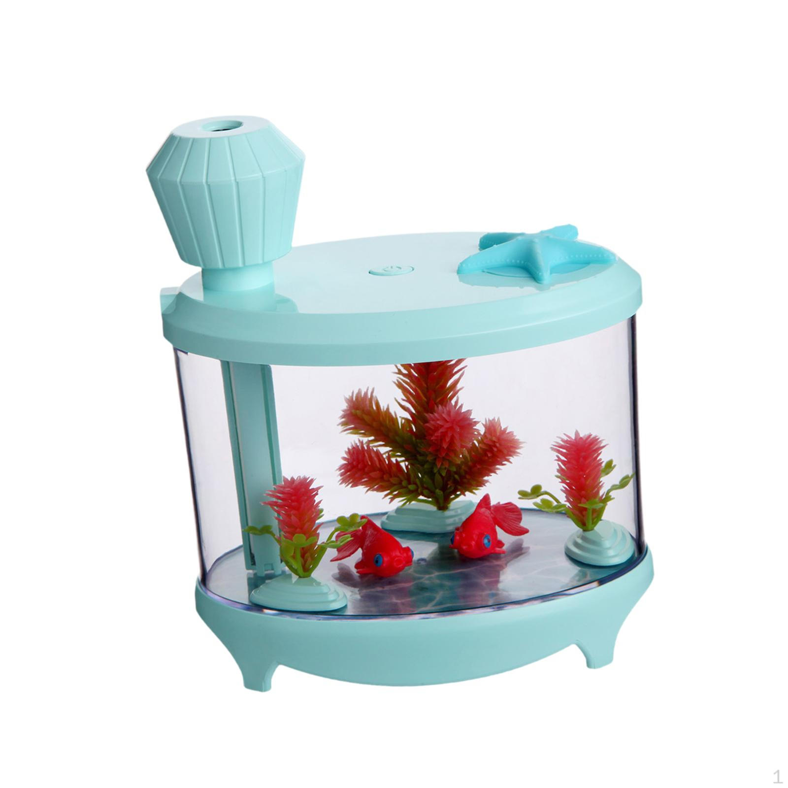 

Aquarium Humidifier Tank Plant Essential Oil Diffuser Creative Aroma for Room Household зелений