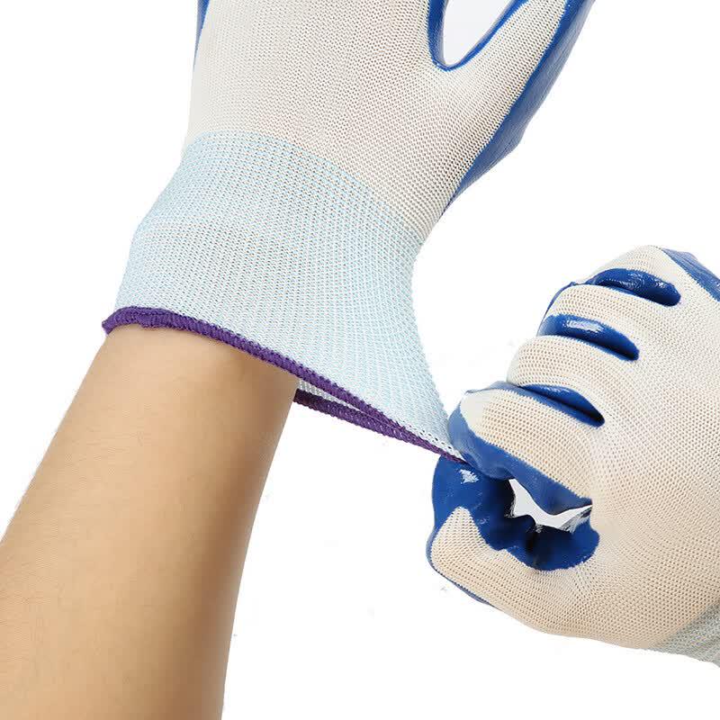 TIANDUN TD-GL5202 Blue Nitrile Coated Work Gloves