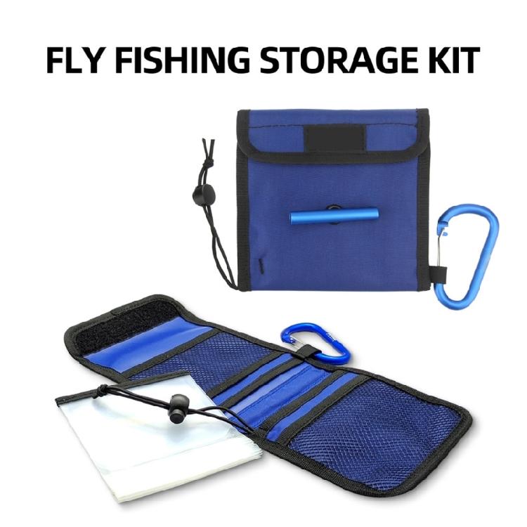 Fly Fishing Tackle Bag Front Wire Leader Tippet Line Wallet 10 Pockets Storage Bag Fishing Accessories Enduring